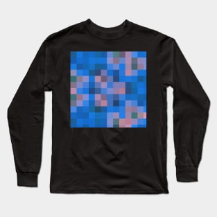 Colorful Mosaic Pattern Long Sleeve T-Shirt